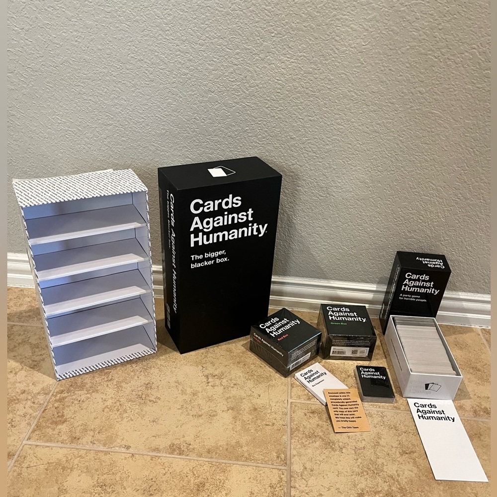 Huge Discontinued Cards Against‎ Humanity Bigger Blacker Box Expansion Pack